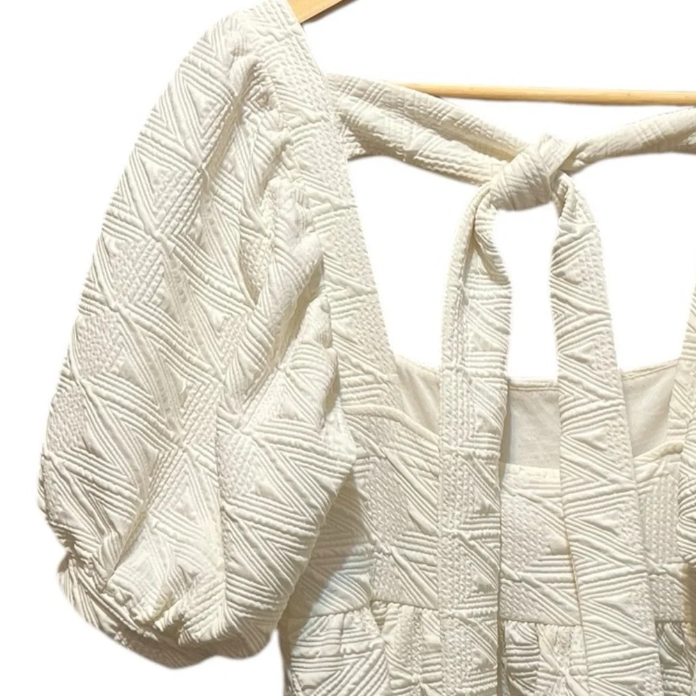 Free People Violet Mini Ivory Dress Size Small